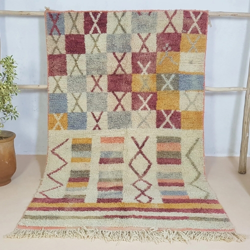 Dywan Azilal, 260 x 160 cm ręcznie tkany z owczej wełny w Maroku