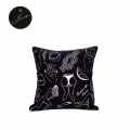 Poszewka na poduszkę Dear oh Dear czarna 55cm  - Zdjęcie 1
