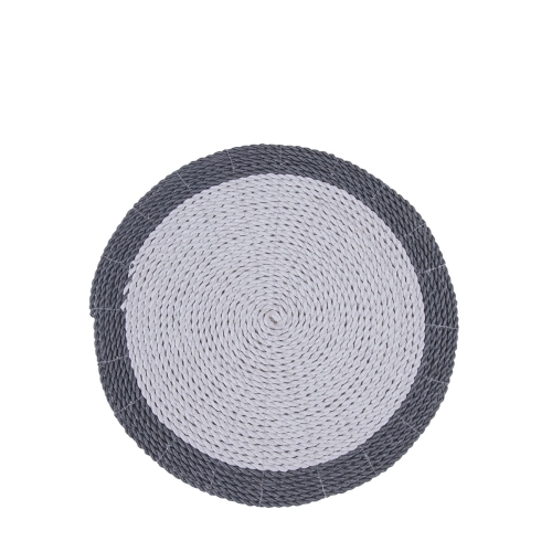 Podkładka z trawy morskiej szaro - biała 29 cm