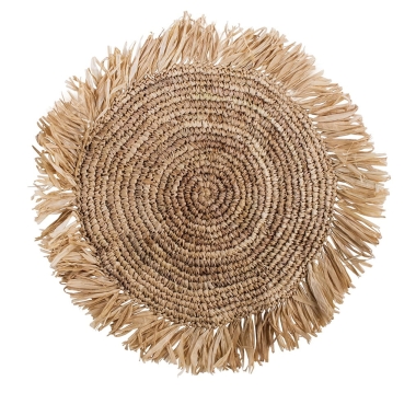 Podkładka Wanderlust Natural z rafii 53 cm