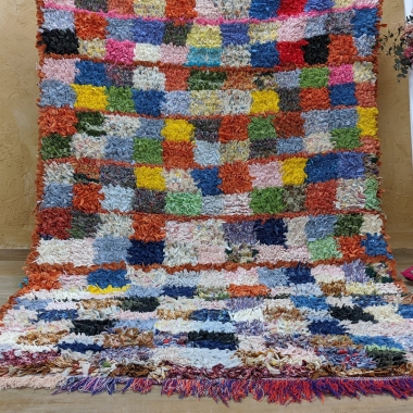 Dywan Vintage Boucherouite, 195 x 125 cm  