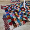 Dywan Vintage Boucherouite, 165 x 135 cm    - Zdjęcie 5