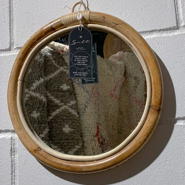 Lustro Simple Rattan 36 cm