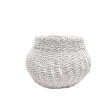 Kosz Seagrass White - Medium 27 cm