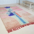 Dywan Azilal, 255 x 155 cm, berberyjski, ręcznie tkany z wełny owczej w Maroku - Zdjęcie 7