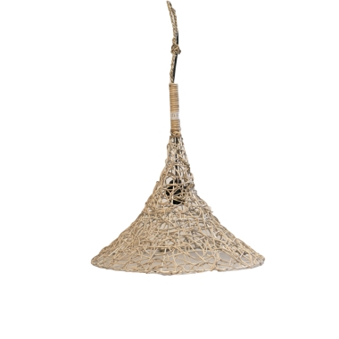 Abażur Wicker Trumpet z rattanu 55 x 54 cm