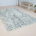 Dywan Beni Ouarain, 240 x 150 cm, berberyjski, ręcznie tkany z owczej wełny w Maroku  - Zdjęcie 8
