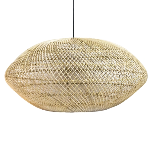 Abażur UFO - Large z rattanu 52 x 110 cm