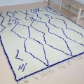 Dywan Beni Ouarain, 285 x 210 cm z owczej wełny ręcznie tkany w Maroku  - Zdjęcie 9