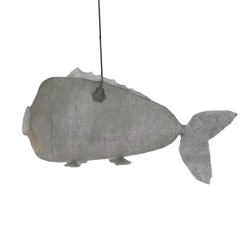 Abażur Fish ze stali nierdzewnej 50 x 80 cm