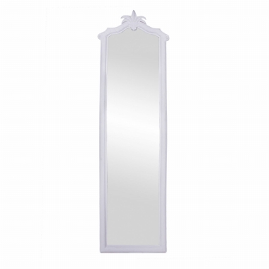 Lustro Miranda Ornat  White Slim