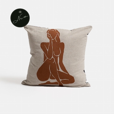 Poszewka na poduszkę Le Femme Terracotta 60 cm 