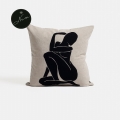 Poszewka na poduszkę Le Femme Black 60 cm - Zdjęcie 1