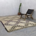 1980 Vintage Dywan Beni Ouarain, 280 x 170 cm, berberyjski, ręcznie tkany z owczej wełny w Maroku - Zdjęcie 3