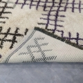 1980 Vintage Dywan Beni Ouarain, 280 x 170 cm, berberyjski, ręcznie tkany z owczej wełny w Maroku - Zdjęcie 6