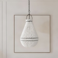 Abażur Empire biały 40 x 77 cm - Zdjęcie 1