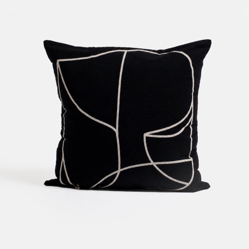 Poszewka na poduszkę Antwerp - Black 60 cm 