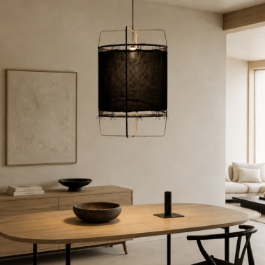 Abażur Loft 45 x 73 cm, czarny