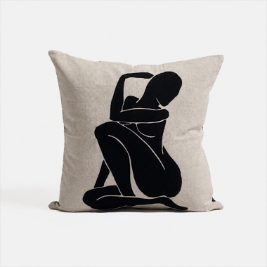Poszewka na poduszkę Le Femme Black 60 cm