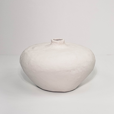 Wazon Rough Clay White