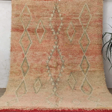 Dywan Azilal, 245 x 155 cm, ręcznie tkany z wełny owczej